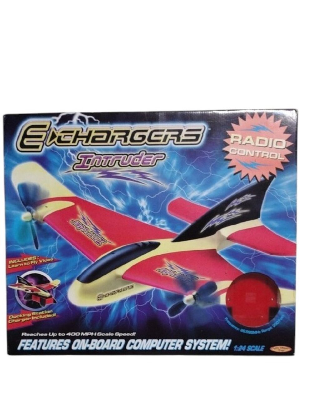 Vintage Echargers Intruder Radio Control Airplane by Spin Master